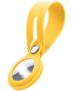 Каишка Cellularline - Loop, Apple AirTag, жълта