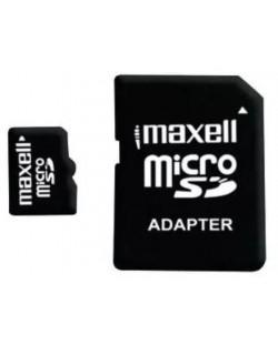 Карта памет Maxell - 32GB, microSDHC, Class10 + aдаптер