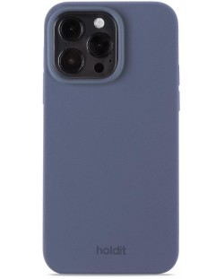 Калъф Holdit - Silicone, iPhone 15 Pro Max, син