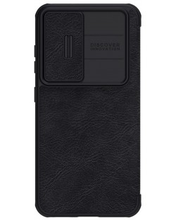 Калъф Nillkin - Qin Leather Pro, Galaxy S23, черен