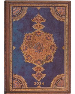 Календар-бележник Paperblanks Safavid - 13 x 18 cm, 216 листа, 2024