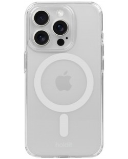 Калъф Holdit - MagSafe Case, Phone 15 Pro Max, бял/прозрачен