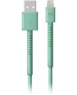Кабел Fresh N Rebel - USB-A/Lightning, 3 m, зелен