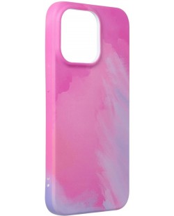 Калъф Forcell - Pop Design 1, iPhone 13 Pro, розов/син