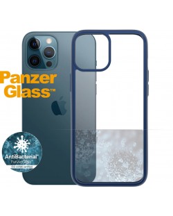 Калъф PanzerGlass - Clear, iPhone 12 Pro Max, прозрачен/син