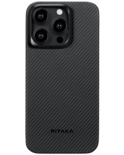 Калъф Pitaka - Fusion MagEZ 4 1500D, iPhone 15 Pro Max, Grey Twill