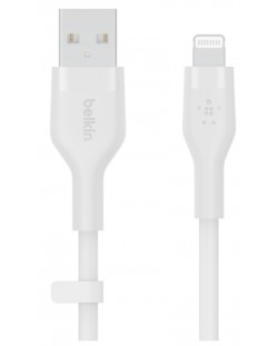 Кабел Belkin - Boost Charge, USB-A/Lightning, 1 m, бял