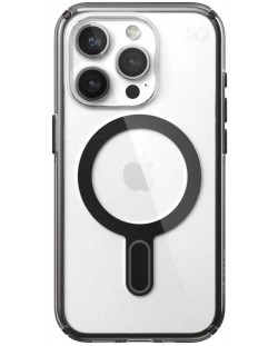 Калъф Speck - Presidio, iPhone 15 Pro, MagSafe ClickLock, прозрачен/черен