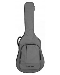 Калъф за класическа китара Cascha - CGCB-2 4/4 Deluxe, сив/черен