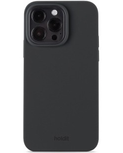 Калъф Holdit - Silicone, iPhone 15 Pro Max, черен
