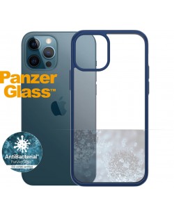 Калъф PanzerGlass - Clear, iPhone 12/12 Pro, прозрачен/син