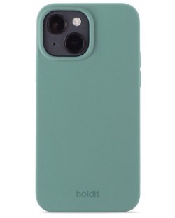 Калъф Holdit - Silicone, iPhone 14, Moss Green