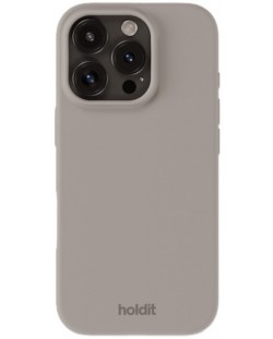 Калъф Holdit - Silicone, iPhone 16 Pro, Taupe