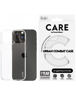 Калъф CARE - Flagship, iPhone 15 Pro Max, прозрачен