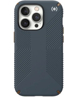 Калъф Speck - Presidio 2 Grip, iPhone 14 Pro, сив