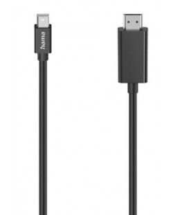 Кабел Hama - 200711, mini DisplayPort/HDMI, 1.5 m, черен