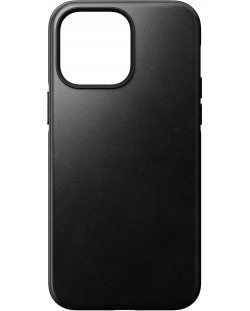 Калъф Nomad - Modern Leather MagSafe, iPhone 14 Pro Max, черен