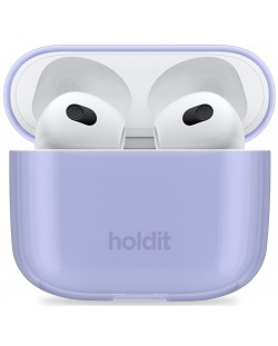 Калъф за слушалки Holdit - SeeThru, AirPods 3, Lavender