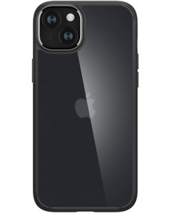 Калъф Spigen - Ultra Hybrid, iPhone 15, Frost Black