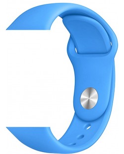 Каишка Trender - Silicone, Apple Watch, 44/45 mm, синя