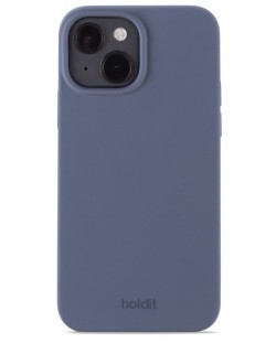 Калъф Holdit - Silicone, iPhone 14 Plus, син