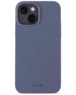 Калъф Holdit - Silicone, iPhone 15, син