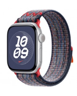 Каишка Apple - Sport Loop, Apple Watch, 46 mm, Blue/Red