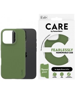 Калъф CARE - Fashionable, iPhone 16 Pro, зелен