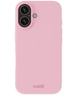 Калъф Holdit - Silicone, iPhone 16 Plus, розов