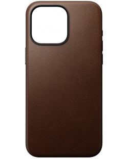 Калъф Nomad - Modern Leather, iPhone 15 Pro Max, кафяв