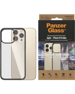 Калъф PanzerGlass - ClearCase, iPhone 14 Pro Max, черен