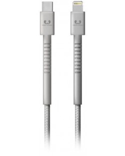 Кабел Fresh N Rebel - USB-C/Lightning, 1.5 m, светлосив