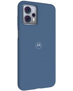 Калъф Motorola - Premium Soft, Moto G23, син