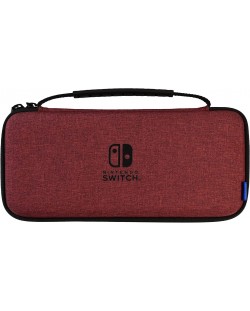 Калъф HORI - Slim Tough Pouch, червен (Nintendo Switch/OLED)