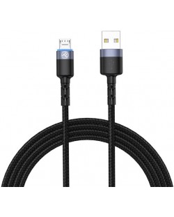 Кабел Tellur - TLL155353, USB-A/Micro USB, 1.2 m, черен