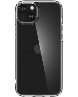 Калъф Spigen - Ultra Hybrid, iPhone 15 Plus, Crystal Clear
