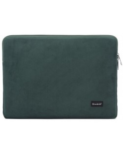 Калъф за лаптоп Bombata - Velvet, 15.6''-16'', Green