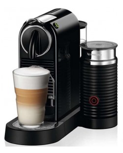 Кафемашина с капсули Nespresso - Citiz and Milk, D123-EUBKN2-S, 19 bar, 1 l, черна