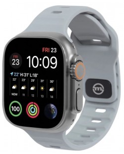 Каишка Mobile Origin - Strap, Apple Watch 49mm/45mm/44mm/42mm, Light Gray