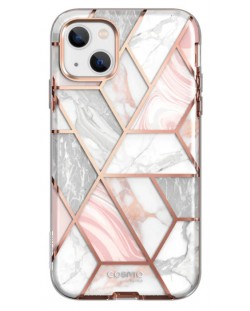 Калъф i-Blason - Cosmo, iPhone 13/14, Marble Pink