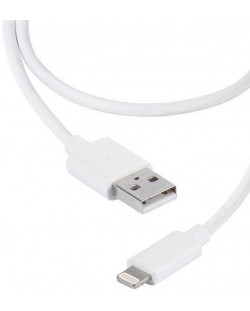 Кабел Vivanco - 36300, USB-A/Lightning, 2 m, бял