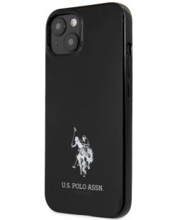 Калъф U.S. Polo - Horses Logo, iPhone 13 Pro, черен
