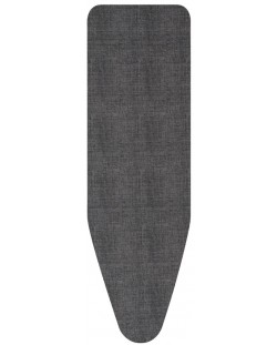 Калъф за дъска за гладене Brabantia - Denim Black, C 124 x 45 х 0.2 cm