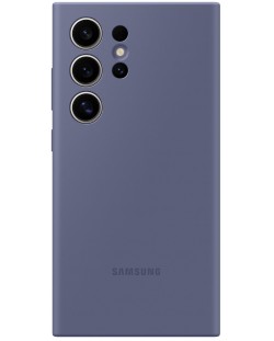 Калъф Samsung - Silicone Cover, Galaxy S24 Ultra, лилав 