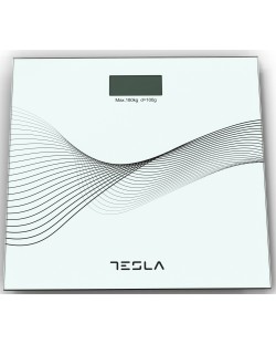 Кантар Tesla - BS-103W, 180 kg, бял