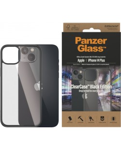 Калъф PanzerGlass - ClearCase, iPhone 14 Plus, черен