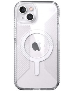 Калъф Speck - Presidio Perfect Clear Grip MagSafe, iPhone 13, прозрачен