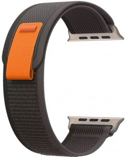 Каишка Trender - TR-ATX Textile, Apple Watch, 44/45 mm, черна