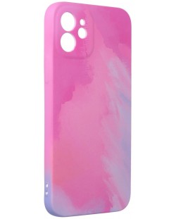 Калъф Forcell - Pop Design 1, iPhone 12, розов/син