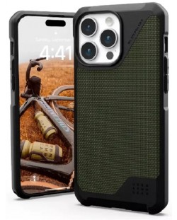 Калъф UAG - Metropolis LT Kevlar MagSafe, iPhone 15 Pro, Olive